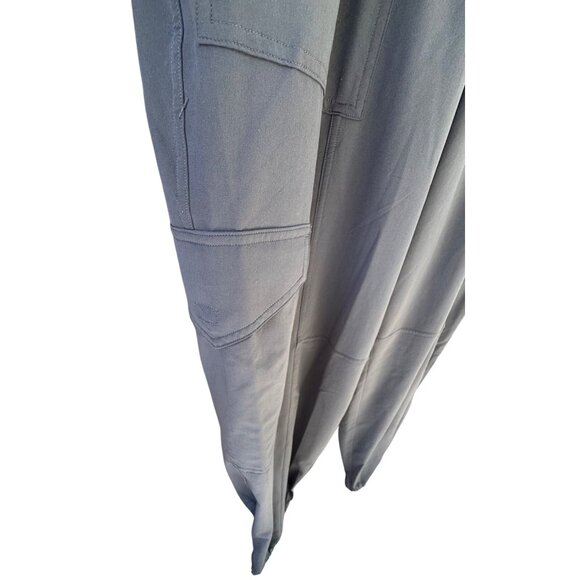 SPANX  Tan Jogger Track Pants High-Rise Elastic  Waist Size Large .Gray/Blue - Picture 12 of 16